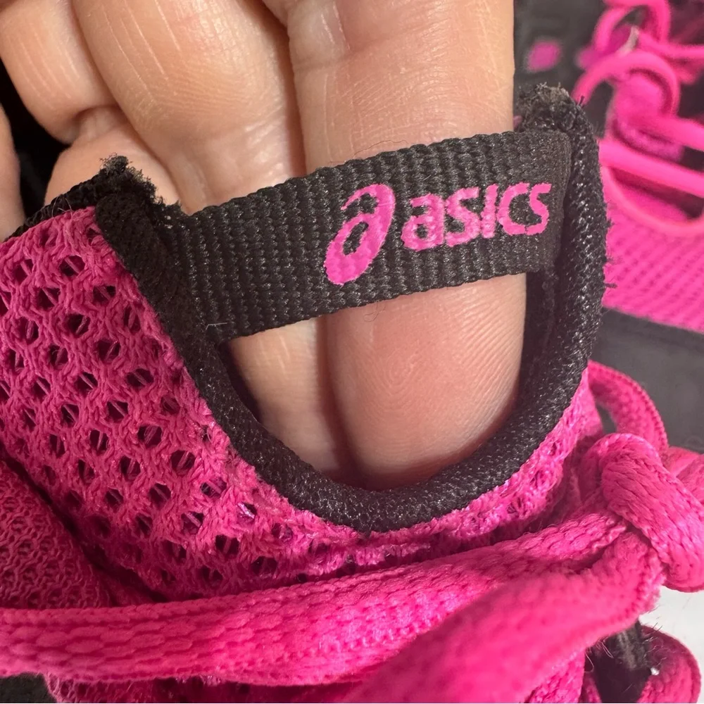 Asics Womens‎ Gel-Fortius TR Running Shoes Black Pink Athletic Trainers Size 8.5